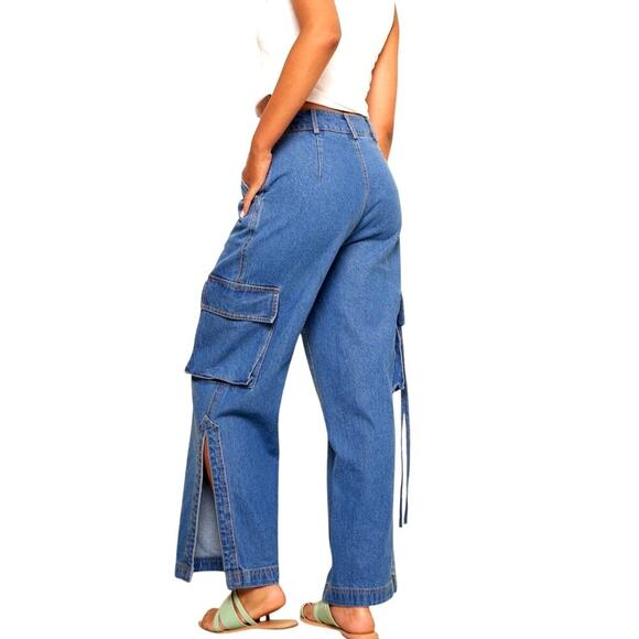 Style Junkie – Denim Cargo Pants – Size 4 (XS) - Picture 8 of 8
